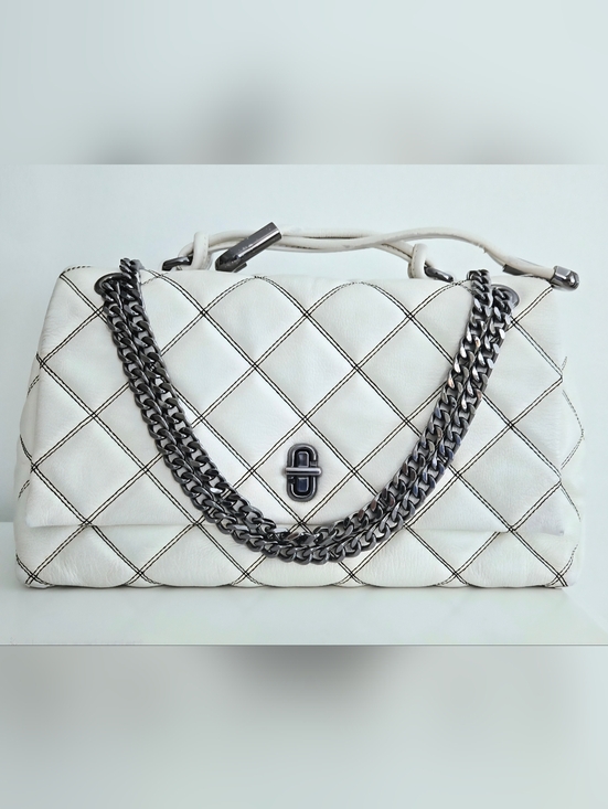 Marc Jacobs Handbags - Authentic MARC JACOBS Dual Chain Quilted Leather Crossbody Shoulder Bag